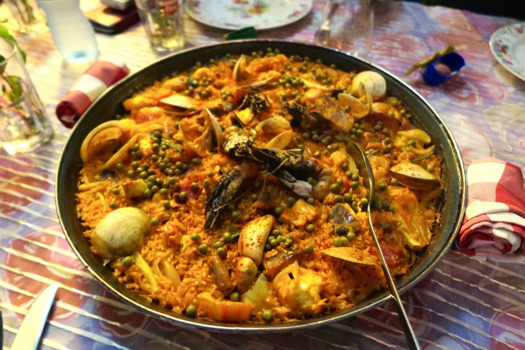 Paella at Paladar Chef Ivan Justo Havana Cuba