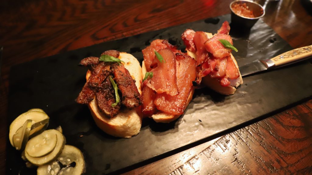 Three Little Pigs Appetizer at Gamlin Whiskey House