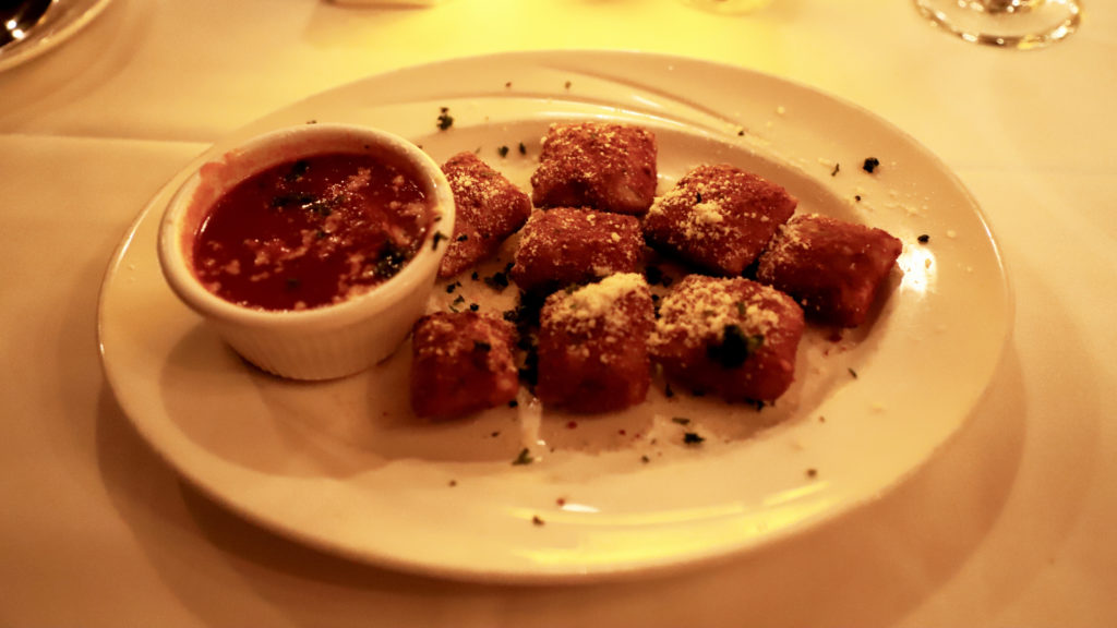 Toasted Ravioli at Charlie Gitto's in St. Louis, MO